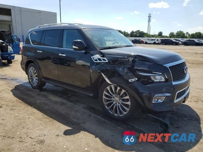 Czwarte zdjęcie samochodu z boku: 2017 INFINITI QX80 BASE VIN:JN8AZ2NE2H9159771 - miniatura