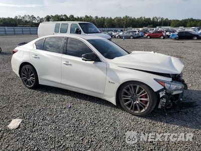 Czwarte zdjęcie samochodu z boku: 2018 INFINITI Q50 RED SPORT 400 VIN:JN1FV7AP4JM461229 - miniatura