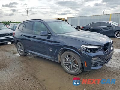 Czwarte zdjęcie samochodu z boku: 2019 BMW X3 XDRIVE30I VIN:5UXTR9C56KLP90208 - miniatura