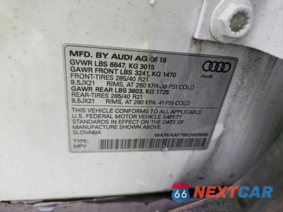 Zdjęcie 13 z 13 samochodu: 2019 AUDI Q7 PRESTIGE VIN:WA1VAAF79KD003935 - miniatura
