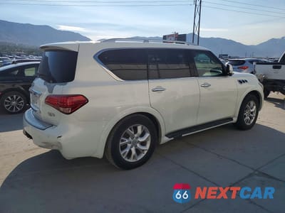 Trzecie zdjęcie samochodu z tyłu: 2012 INFINITI QX56 BASE VIN:JN8AZ2ND1C9716105 - miniatura