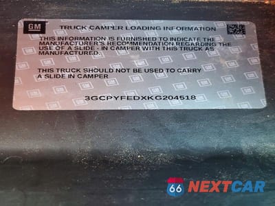 Zdjęcie 13 z 13 samochodu: 2019 CHEVROLET SILVERADO K1500 LT TRAIL BOSS VIN:3GCPYFEDXKG204518 - miniatura