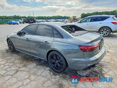 Drugie zdjęcie samochodu z przodu: 2024 AUDI S4 PREMIUM PLUS VIN:WAUB4AF43RA043992 - miniatura