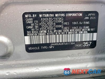 Zdjęcie 13 z 13 samochodu: 2026 MITSUBISHI OUTLANDER SPORT S VIN:JA4ARUAU8TU017364 - miniatura