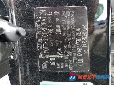 Zdjęcie 13 z 13 samochodu: 2011 KIA OPTIMA EX VIN:KNAGN4A79B5173876 - miniatura