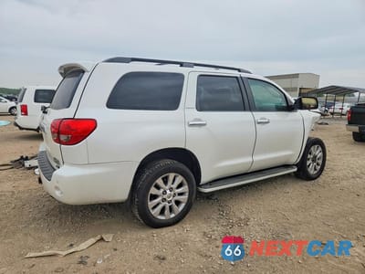 Trzecie zdjęcie samochodu z tyłu: 2011 TOYOTA SEQUOIA PLATINUM VIN:5TDDW5G18BS043724 - miniatura