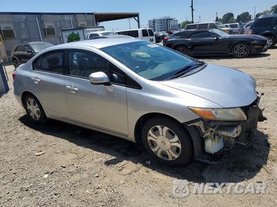 Czwarte zdjęcie samochodu z boku: 2012 HONDA CIVIC HYBRID VIN:JHMFB4F25CS000443 - miniatura