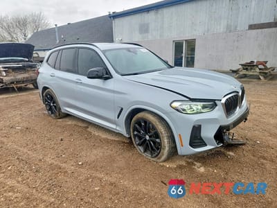 Czwarte zdjęcie samochodu z boku: 2023 BMW X3 M40I VIN:5UX83DP02P9P97377 - miniatura