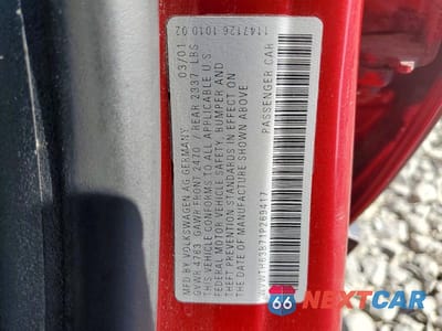 Zdjęcie 12 z 12 samochodu: 2001 VOLKSWAGEN PASSAT GLX 4MOTION VIN:WVWTH63B71P269417 - miniatura