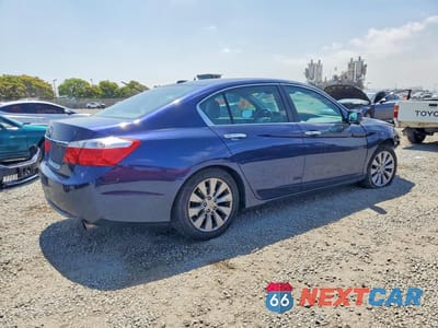 Trzecie zdjęcie samochodu z tyłu: 2013 HONDA ACCORD EXL VIN:1HGCR2F83DA156594 - miniatura