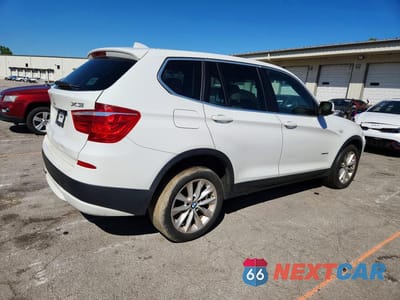 Trzecie zdjęcie samochodu z tyłu: 2013 BMW X3 XDRIVE28I VIN:5UXWX9C54D0A08384 - miniatura