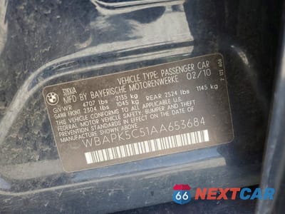 Zdjęcie 12 z 12 samochodu: 2010 BMW 328 XI SULEV VIN:WBAPK5C51AA653684 - miniatura