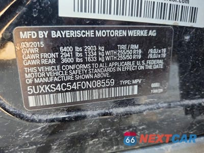 Zdjęcie 13 z 13 samochodu: 2015 BMW X5 XDRIVE35D VIN:5UXKS4C54F0N08559 - miniatura