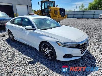 Czwarte zdjęcie samochodu z boku: 2021 HONDA ACCORD TOURING VIN:1HGCV2F99MA017221 - miniatura