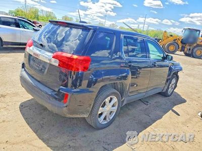 Trzecie zdjęcie samochodu z tyłu: 2017 GMC TERRAIN SLE VIN:2GKALMEK0H6293161 - miniatura