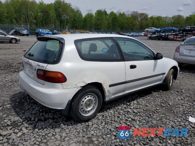 Trzecie zdjęcie samochodu z tyłu: 1994 HONDA CIVIC DX VIN:2HGEH2469RH512293 - miniatura