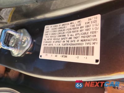Zdjęcie 14 z 14 samochodu: 2010 ACURA RDX VIN:5J8TB1H2XAA006923 - miniatura