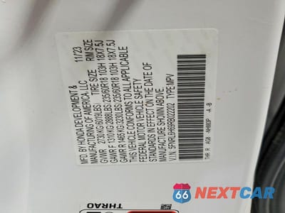 Zdjęcie 13 z 13 samochodu: 2024 HONDA ODYSSEY EXL VIN:5FNRL6H69RB022202 - miniatura