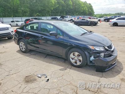 Czwarte zdjęcie samochodu z boku: 2015 HONDA CIVIC VIN:19XFB2F58FE200319 - miniatura