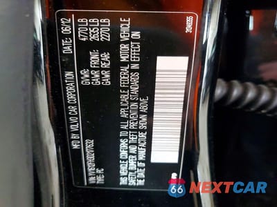 Zdjęcie 12 z 12 samochodu: 2013 VOLVO S60 T5 VIN:YV1612FH3D2177632 - miniatura