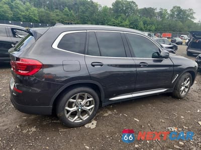 Trzecie zdjęcie samochodu z tyłu: 2020 BMW X3 XDRIVE30I VIN:5UXTY5C06LLT38471 - miniatura