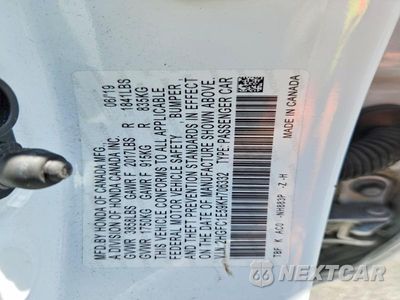 Zdjęcie 12 z 12 samochodu: 2019 HONDA CIVIC SI VIN:2HGFC1E59KH706332 - miniatura
