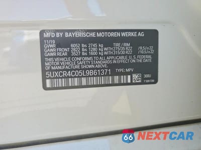 Zdjęcie 13 z 13 samochodu: 2020 BMW X5 SDRIVE 40I VIN:5UXCR4C05L9B61371 - miniatura