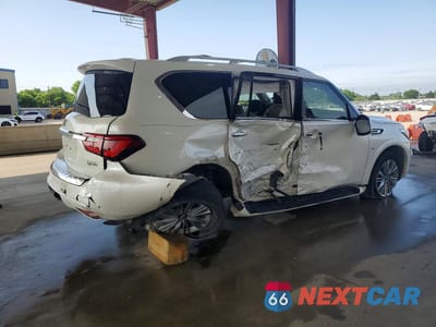 Trzecie zdjęcie samochodu z tyłu: 2019 INFINITI QX80 LUXE VIN:JN8AZ2NF2K9683681 - miniatura