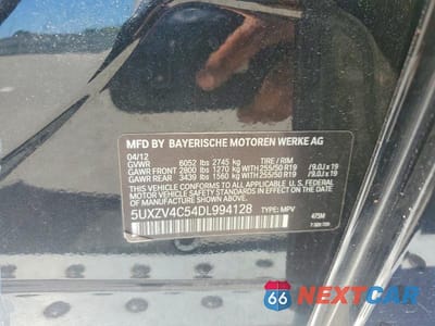 Zdjęcie 13 z 13 samochodu: 2013 BMW X5 XDRIVE35I VIN:5UXZV4C54DL994128 - miniatura