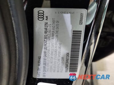 Zdjęcie 12 z 12 samochodu: 2017 AUDI A6 PREMIUM AWD QUATTRO VIN:WAUF8AFC8HN012404 - miniatura