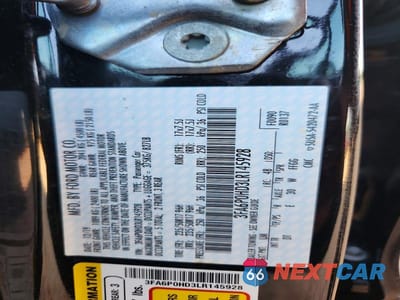 Zdjęcie 12 z 12 samochodu: 2020 FORD FUSION SE VIN:3FA6P0HD3LR145928 - miniatura