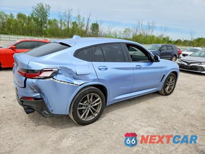 Trzecie zdjęcie samochodu z tyłu: 2020 BMW X4 XDRIVE30I VIN:5UX2V1C05L9D00632 - miniatura
