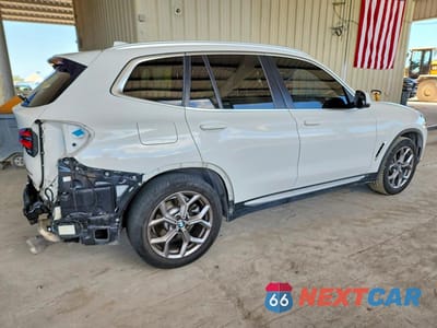 Trzecie zdjęcie samochodu z tyłu: 2023 BMW X3 SDRIVE30I VIN:5UX43DP05P9R94459 - miniatura