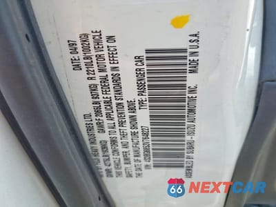 Zdjęcie 12 z 12 samochodu: 1997 SUBARU LEGACY OUTBACK VIN:4S3BG6853V7648227 - miniatura