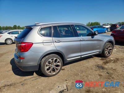 Trzecie zdjęcie samochodu z tyłu: 2017 BMW X3 XDRIVE28I VIN:5UXWX9C33H0W75660 - miniatura