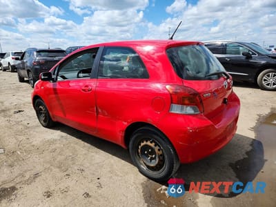 Drugie zdjęcie samochodu z przodu: 2009 TOYOTA YARIS BASE VIN:JTDJT903X95237279 - miniatura