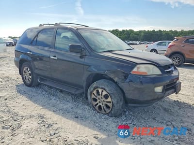 Czwarte zdjęcie samochodu z boku: 2003 ACURA MDX TOURING VIN:2HNYD18703H551702 - miniatura