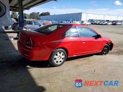 Trzecie zdjęcie samochodu z tyłu: 2002 HONDA CIVIC EX VIN:1HGEM22982L083276 - miniatura