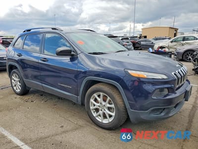 Czwarte zdjęcie samochodu z boku: 2016 JEEP CHEROKEE SPORT VIN:1C4PJLABXGW207306 - miniatura