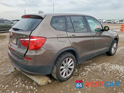 Trzecie zdjęcie samochodu z tyłu: 2014 BMW X3 XDRIVE28I VIN:5UXWX9C59E0D34392 - miniatura