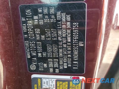 Zdjęcie 13 z 13 samochodu: 2015 KIA SEDONA LX VIN:KNDMB5C17F6059758 - miniatura