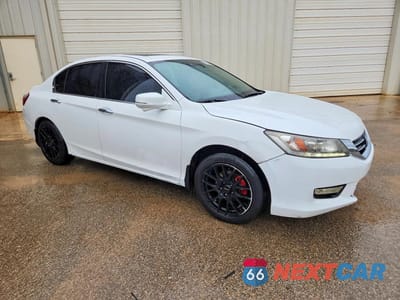 Czwarte zdjęcie samochodu z boku: 2014 HONDA ACCORD TOURING VIN:1HGCR3F96EA013543 - miniatura