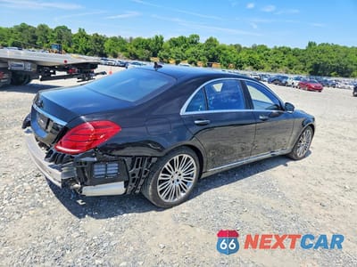Trzecie zdjęcie samochodu z tyłu: 2017 MERCEDES-BENZ S 550 VIN:WDDUG8CB4HA296872 - miniatura