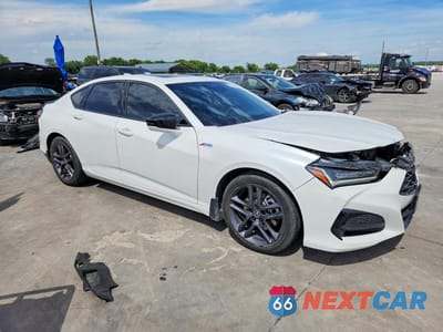 Czwarte zdjęcie samochodu z boku: 2024 ACURA TLX A-SPEC VIN:19UUB6F56RA000403 - miniatura