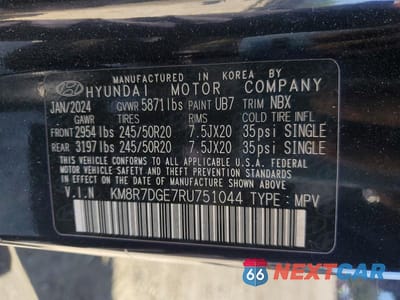 Zdjęcie 14 z 14 samochodu: 2024 HYUNDAI PALISADE CALLIGRAPHY VIN:KM8R7DGE7RU751044 - miniatura