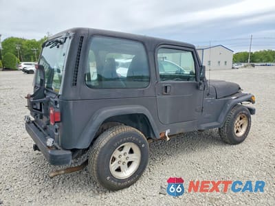 Trzecie zdjęcie samochodu z tyłu: 2000 JEEP WRANGLER / TJ SPORT VIN:1J4FA49S2YP754758 - miniatura