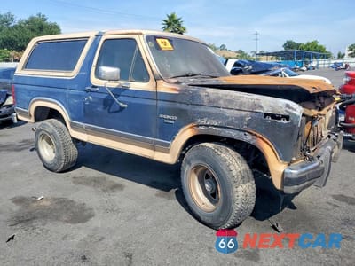 Czwarte zdjęcie samochodu z boku: 1986 FORD BRONCO U100 VIN:1FMEU15N6GLA34677 - miniatura