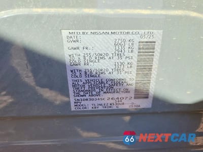 Zdjęcie 14 z 14 samochodu: 2025 NISSAN PATHFINDER PLATINUM VIN:5N1DR3DJ4SC264072 - miniatura