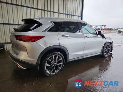 Trzecie zdjęcie samochodu z tyłu: 2019 INFINITI QX50 ESSENTIAL VIN:3PCAJ5M34KF105938 - miniatura