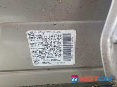 Zdjęcie 13 z 13 samochodu: 2010 NISSAN MURANO S VIN:JN8AZ1MWXAW117862 - miniatura